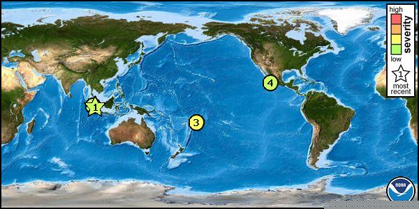 Tsunami Messages for All Regions (Past 10 Days)